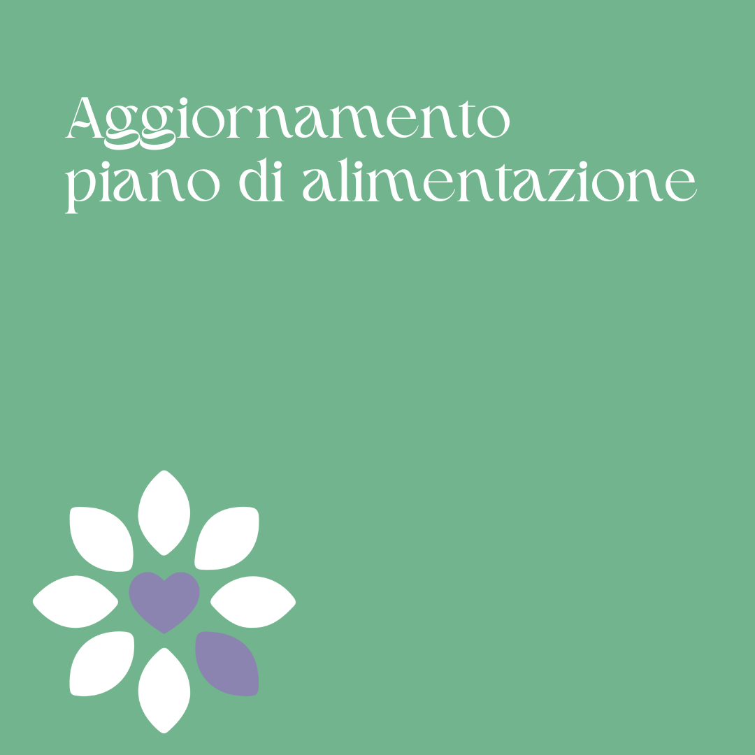 Aggiornamento piano di alimentazione